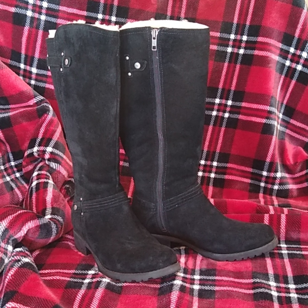 UGG Jillian black Suede Boots